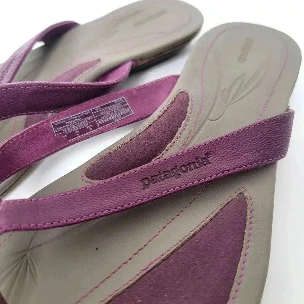 Patagonia Bandha Thong Sandal In Currant - Picture 3 of 9